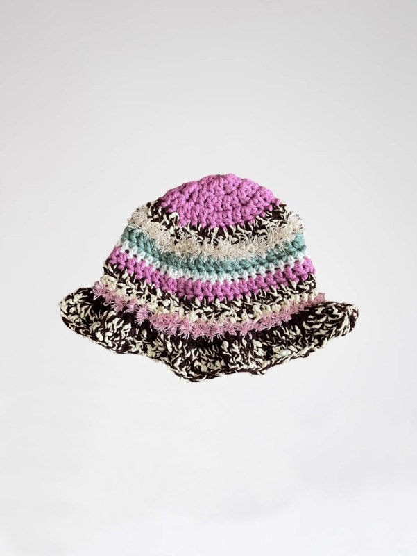 Pink Brownish Bucket Hat